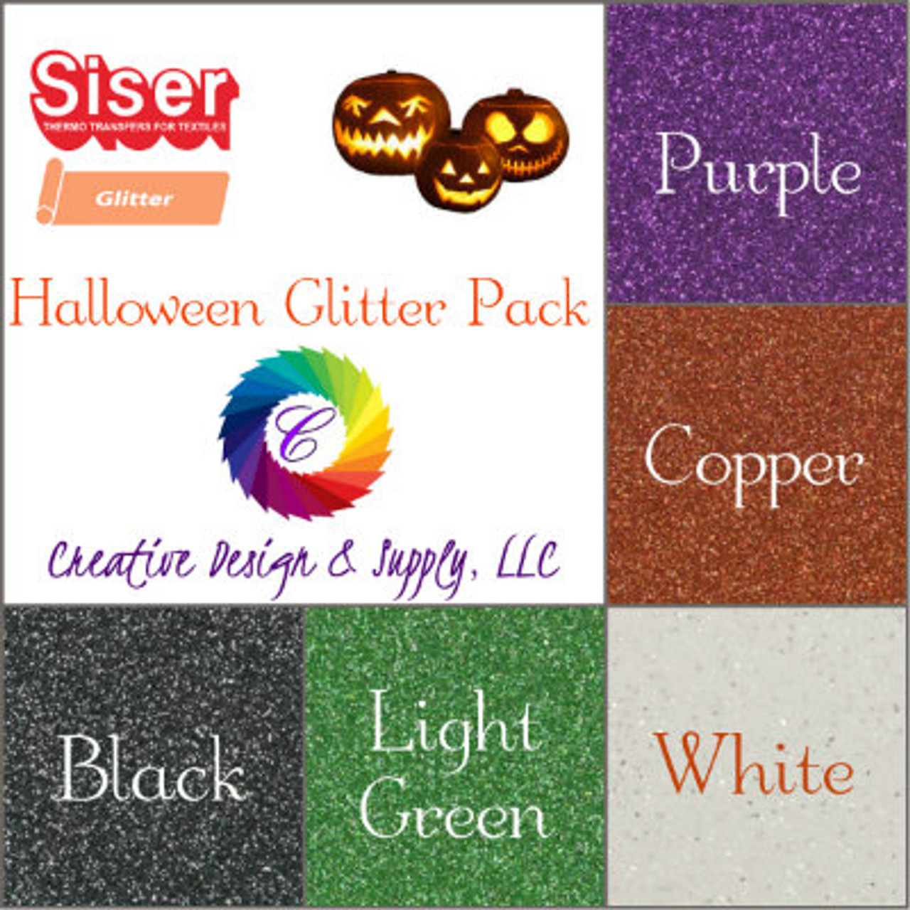 Halloween Glitter Pack - Creative Design & Supply L.L.C.